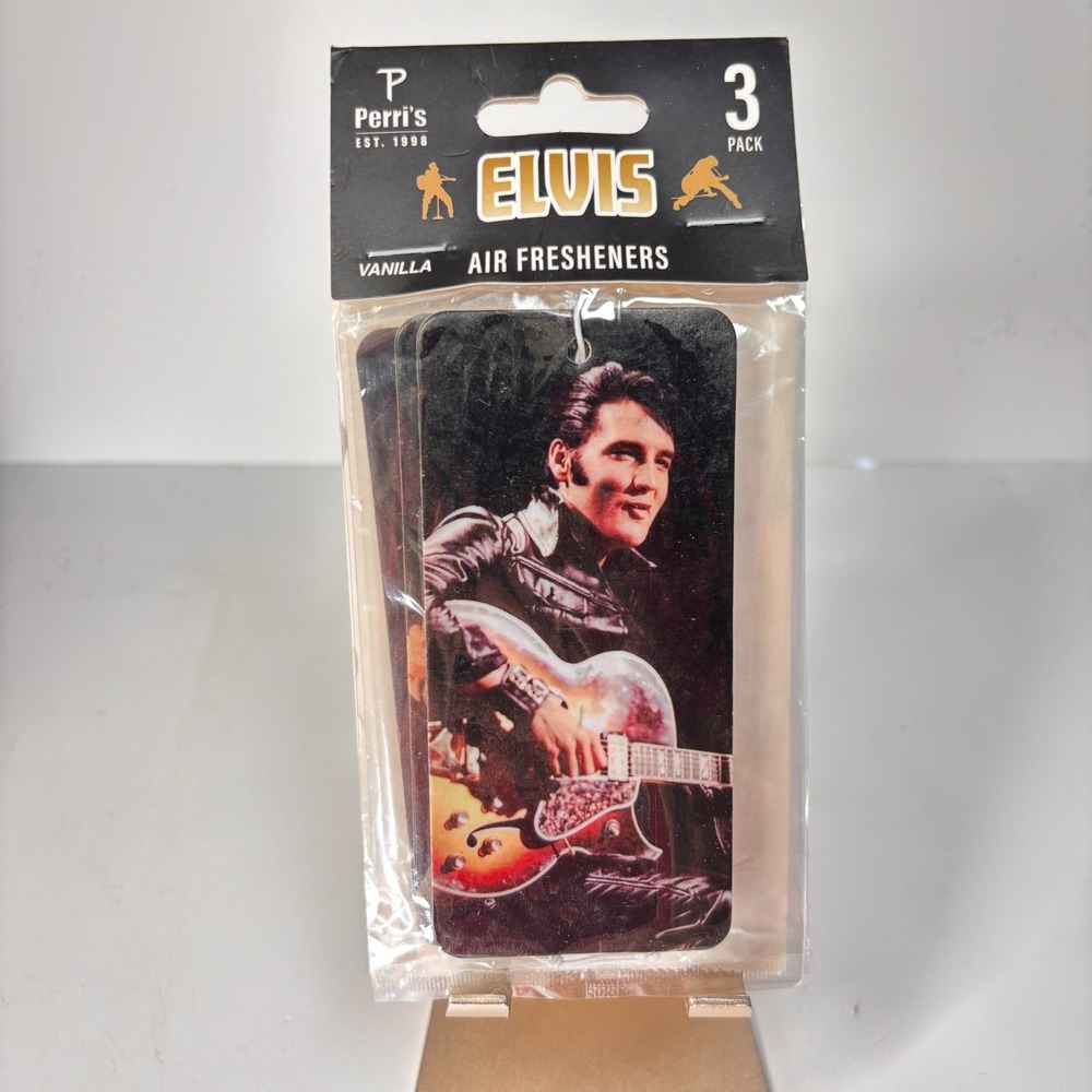 2 Packs, Elvis Presley Air Fresheners (6 Total) Sealed New~Coconut&Vanilla Scent - Picture 2 of 9